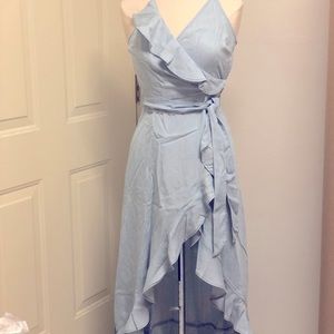 chinese dress ladies Guess Factory Eco Deanna Belted Denim Dress main image 1